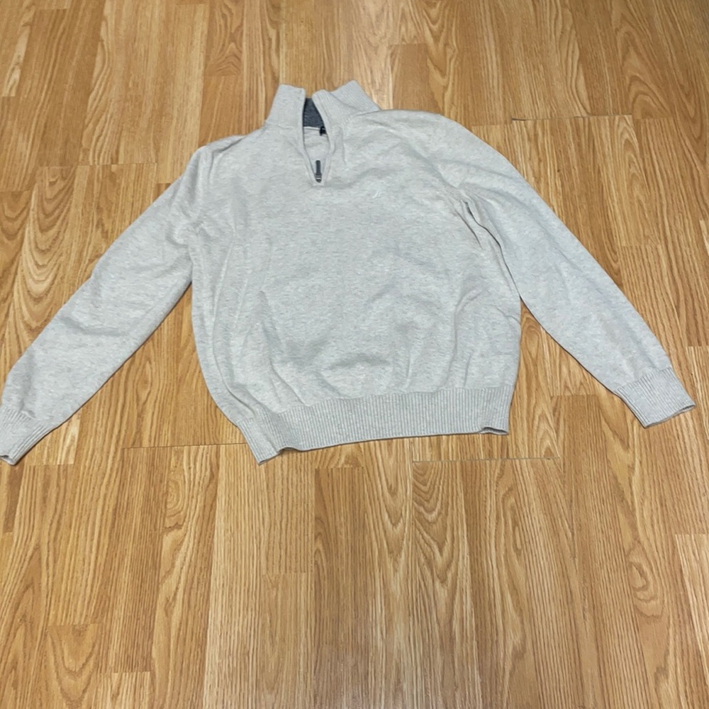 Nautica Size M zip top long sleeve sweatshirt